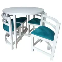 میز نهار خوری کمجا چهار نفره در حد نو