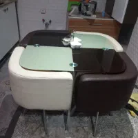 میز ناهارخوری کم جا|میز و صندلی غذاخوری|فلاورجان, |دیوار