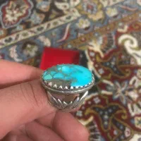 انگشتر نقره فیروزه نشابور