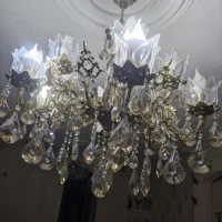 لوستر ۱۲شعله برنز|لوستر و چراغ آویز|همدان, |دیوار