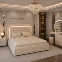 تخت خواب دونفره عروس چراغدار|تخت و سرویس خواب|تهران, استقلال|دیوار