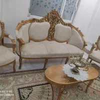 مبل سلطنتی 9 نفره میز نهار خوری 8 نفره|مبلمان خانگی و میز عسلی|دورود, |دیوار