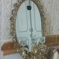 آینه شمعدان|صنایع دستی و سایر لوازم تزئینی|اقبالیه, |دیوار