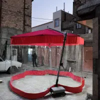 آلاچیق سایبان /گرم‌‌ و ضد آب در زمستان تاشو