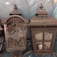 لوستر چراغ حیاطی