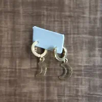 گوشواره استیل زنانه طلایی رنگ ثابت فروشی|بدلیجات|شیراز, زرهی|دیوار