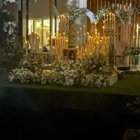 اجرای مراسم نامزدی، عقد و عروسی در باغ شیشهای