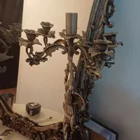 آیینه و شمعدان برنز|مبلمان خانگی و میز عسلی|مهاجران, |دیوار