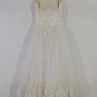 لباس عروس توری مرواریدی شیک