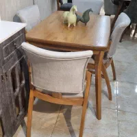 میز غذاخوری مدرن چوب راش با ضمانت|میز و صندلی غذاخوری|همدان, |دیوار