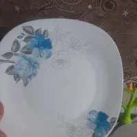 بشقاب ارکوپال گل آبی فرانسوا