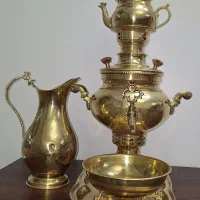 سماور زغالی برنجی