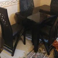 میز نهار خوری وبوفه ومجسمه|میز و صندلی غذاخوری|زابل, |دیوار