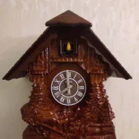 ساعت دیواری چوبی کوکو گو با پرنده متحرک آونگدار نو