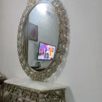 آینه وکنسول برنز اصل و پر کار