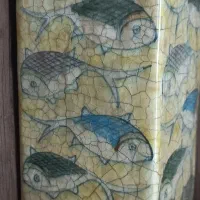 خمره هایی قدیمی.رنگ و لعاب طبیعی|کلکسیون اشیاء عتیقه|گلپایگان, |دیوار