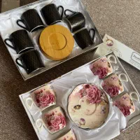 ست فنجان قهوه خوری طرحدار