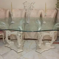 میز نهار خوری ۸ نفره  میز جلو مبلی و دو عدد عسلی|میز و صندلی غذاخوری|تهران, اختیاریه|دیوار