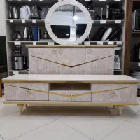 ست آینه کنسول و میز تلویزیون مدل V * اثاث مارکت|بوفه، ویترین، کنسول|سیرجان, |دیوار