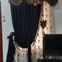 پرده سالن با کتیبه ۳عدد|پرده، رانر، رومیزی|نوشهر, |دیوار