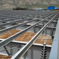 شیروانی سوله اسکلت عرشه فولادی کرومیت