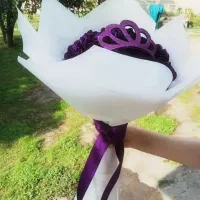 دسته گل بنفش