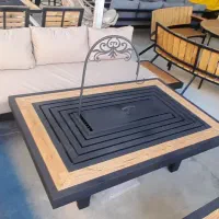 میز آتشدان و آتشدان حرارت دار مدل دریب naqp828|مبلمان خانگی و میز عسلی|چهارباغ, |دیوار