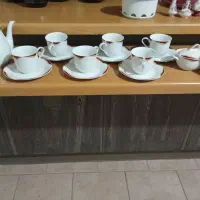 سرویس چای و قهوه خوری 17 پارچه رویال قدیمی.نو