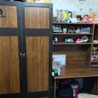 تخت و کمد و کتابخانه ومیز تحریر|تخت و سرویس خواب|اسلام‌شهر, زرافشان|دیوار
