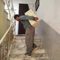 تخریب خانه بالا بردن مصالح ساختمانی