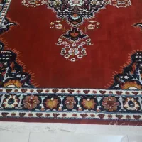 یک جفت فرش ماشینی ۶ متری قرمز لاکی رنگ، نو نو