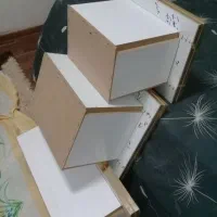 سه عددباکس ام دی اف سالم وسنگین|کتابخانه، شلف، قفسه‌های دیواری|کرمانشاه, |دیوار