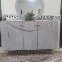 میز تی وی آینه کنسول و ساعت