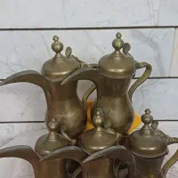 ۵ عدد دله کهنه برنجی یک تیکه مهردار|کلکسیون اشیاء عتیقه|اصفهان, ملک‌شهر|دیوار