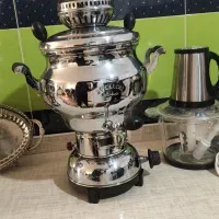 سماور برنجی گازی وبرقی