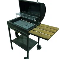 باربیکیو ۵۰ زغالی/ کف چدن/فن خور/سایزبندی