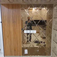 اینه دکوراتیو برش باcnc|آینه|کرج, کرج نو|دیوار