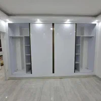 کمد دیواری (H-P-L) ملامینه با قابلیت سفارشی‌سازی