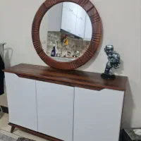 ست کامل ایینه کنسول ، جاکفشی و میز تلویزیون