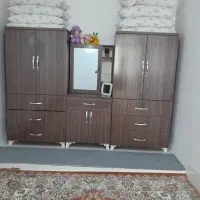 فروش کمد جالباسی همراه بوفه تزئینی و یخچال دودر|بوفه، ویترین، کنسول|پیرانشهر, |دیوار