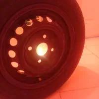 یک عدد رینگ و لاستیک پراید در حد نو|قطعات یدکی و لوازم جانبی|پردیس, فاز ۱۱|دیوار