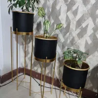 گلدان به همراه گل