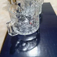 لیوان دسته دار،قندان کریستال و پارچ و لیوان خارجی|ظروف سرو و پذیرایی|ارومیه, |دیوار