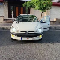 پژو 206 تیپ ۵ TU5 فول سفید دریچه سیمی درحد