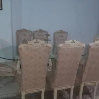 مبل نه نفره سلطنتی و نهارخوری هشت نفره سلطنتی|مبلمان خانگی و میز عسلی|فردیس, شهرک شهید حسینی|دیوار