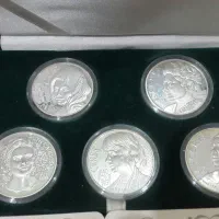 سکه های شاهی وعتیقه وپک سکه نقره خالص ۹۹۹/۹