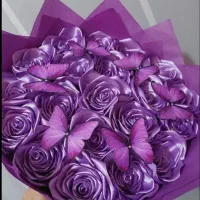 گل رز و پروانه|گل مصنوعی|نیشابور, شهرک جانبازان|دیوار