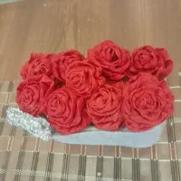 قبول انواع سفارش ومدل گل های کاغذی به دلخواه|گل مصنوعی|پرند, فاز ۶|دیوار
