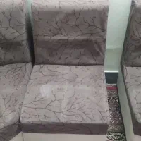 مبل مدل ال طرح قهوه ای