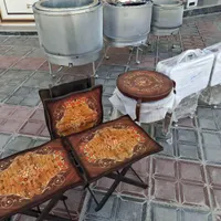 میز عسلی تاشو گرد ومربع|مبلمان خانگی و میز عسلی|بیرجند, |دیوار
